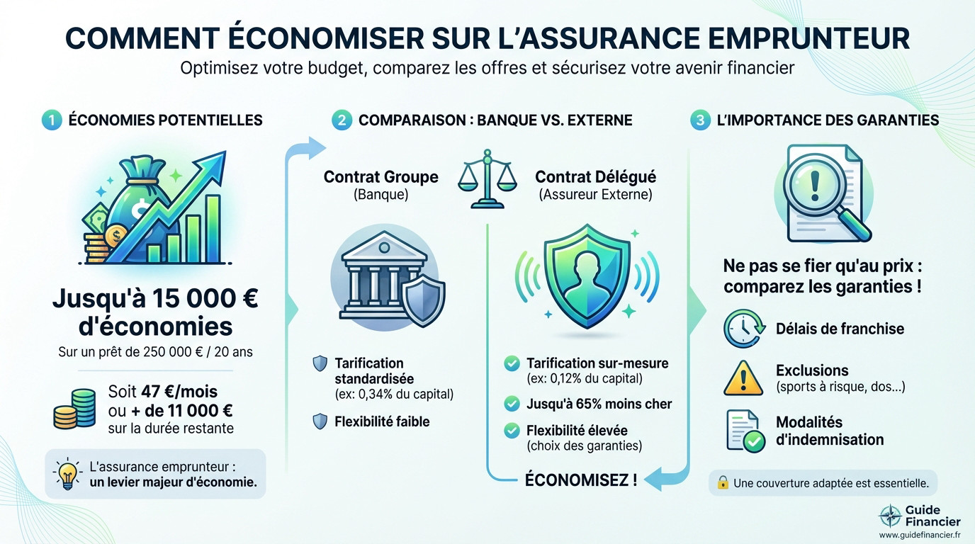 économies réalisables grâce à la loi lemoine sur l'assurance de prêt immobilier